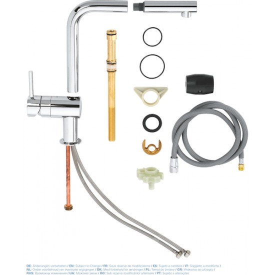 Смеситель для кухни Grohe Minta хром 32168000 Hanex