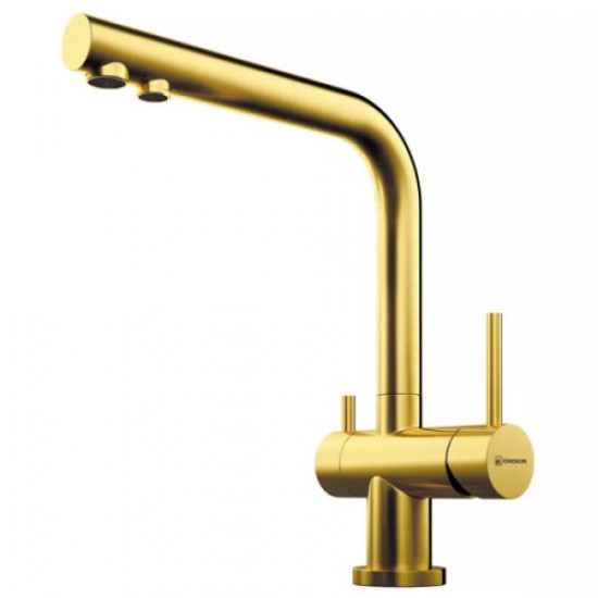 Смеситель для питьевой воды Omoikiri Nagano LG светлое золото 4994178 Hanex
