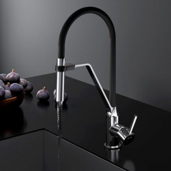 Смеситель для кухни Am.Pm Like с гибким изливом F8013000 Hanex