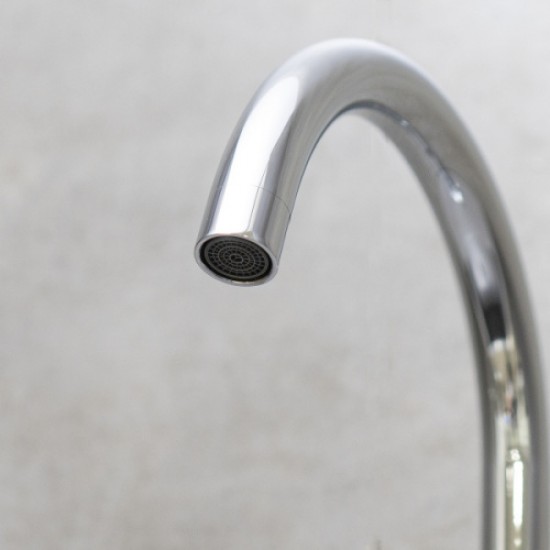 Смеситель для кухни Lemark Evitta с поворотным изливом LM0505C Hanex