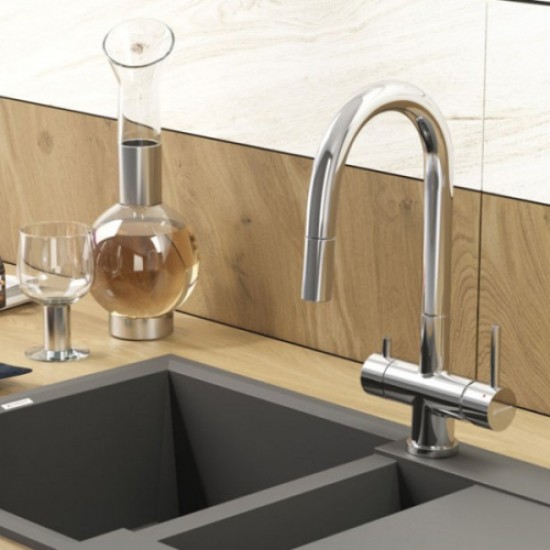 Смеситель для питьевой воды Omoikiri Akita-S C хром 4994330 Hanex