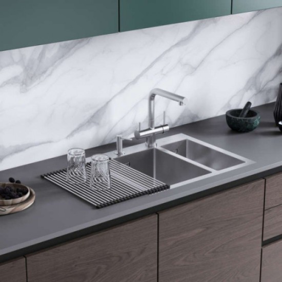 Смеситель для питьевой воды Omoikiri Takamatsu-S BN нержавеющая сталь 4994346 Hanex