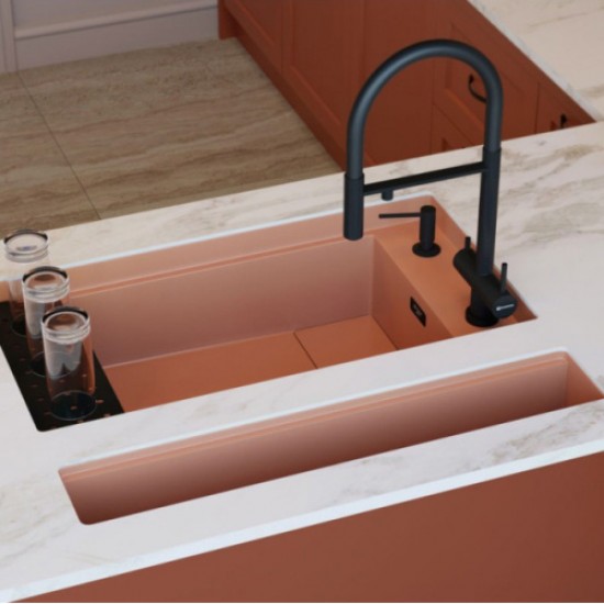 Смеситель для питьевой воды Omoikiri Kanto GB графит 4994356 Hanex