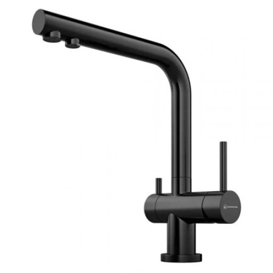 Смеситель для питьевой воды Omoikiri Nagano GM вороненая сталь 4994179 Hanex