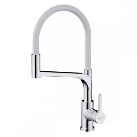 Смеситель для питьевой воды Omoikiri Sinto 2 Plus C-WH хром/белый 4994378 Hanex