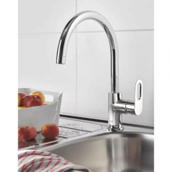 Смеситель для кухни Grohe BauLoop хром 31368000 Hanex