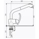 Смеситель для кухни Emmevi Dakota 73066 Hanex