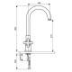 Смеситель для кухни Emmevi Spirit New 31007 CR31007 Hanex