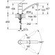 Смеситель для кухни Grohe Eurostyle Cosmopolitan 33977002 Hanex