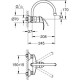 Смеситель для кухни Grohe Eurosmart 32482002 Hanex