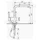 Смеситель для кухни, Emmevi Piper 45066 Hanex