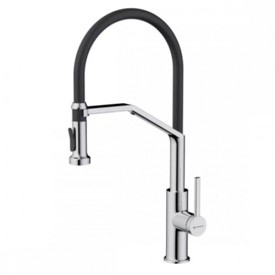 Смеситель для питьевой воды Omoikiri Makkari 2 Plus-SB C-BL хром/черный 4994493 Hanex