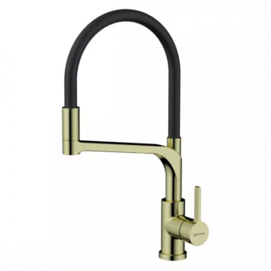 Смеситель для питьевой воды Omoikiri Sinto 2 Plus LG-BL светлое золото/черный 4994469 Hanex