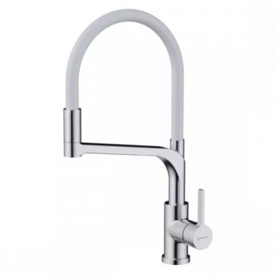 Смеситель для питьевой воды Omoikiri Sinto 2 Plus BN-WH нержавеющая сталь/белый 4994468 Hanex