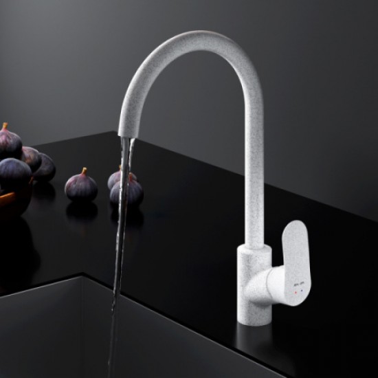 Смеситель для кухни Am.Pm Like элегантный белый F8007133