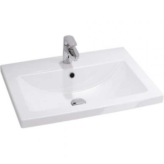Раковина Cersanit Сomo 60 см белая S-UM-COM60/1-w Hanex