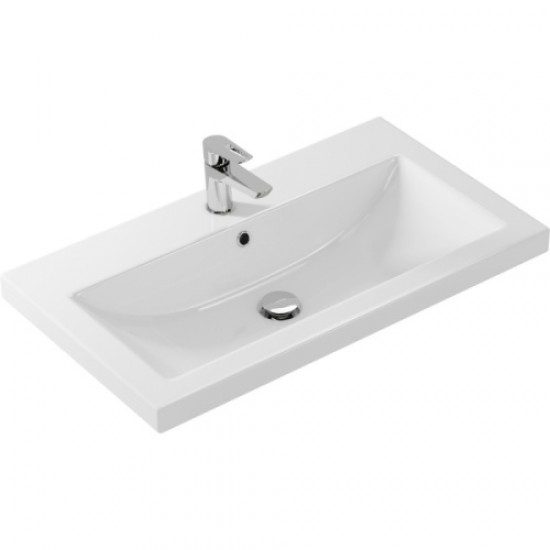 Раковина Cersanit Como 80 см белая S-UM-COM80/1-w Hanex