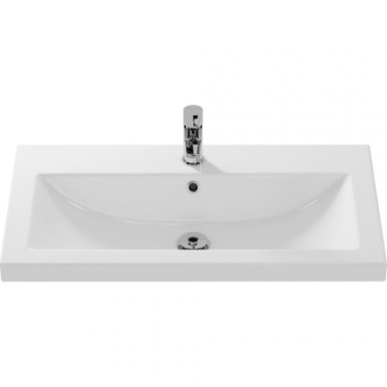 Раковина Cersanit Como 80 см белая S-UM-COM80/1-w Hanex