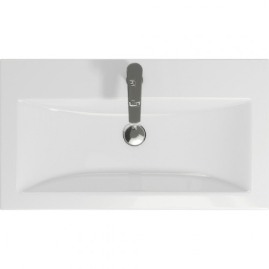 Раковина Cersanit Como 80 см белая S-UM-COM80/1-w Hanex