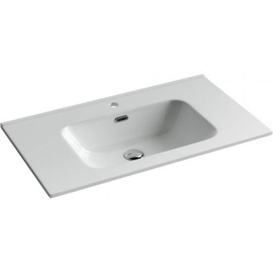 Раковина Sancos Element 81 см прямоугольная белая CN7005 Hanex