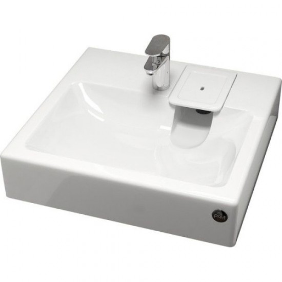 Раковина над стиральной машиной Paulmark Berg 60 см белая PM710431 Hanex