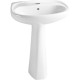 Раковина VitrA Normus 55 см с пьедесталом 9600B003-7650 Hanex