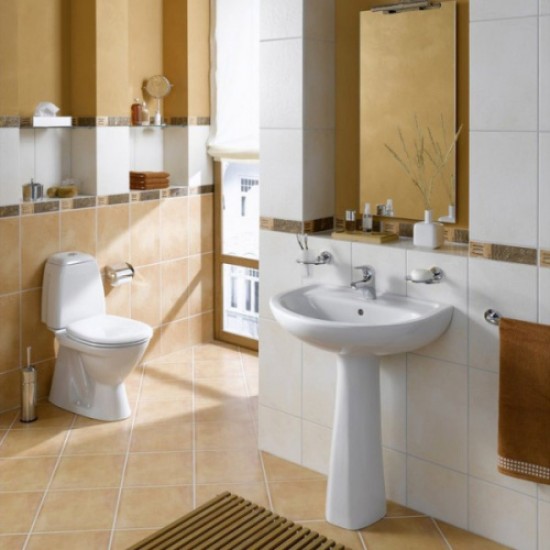 Раковина VitrA Normus 55 см с пьедесталом 9600B003-7650 Hanex