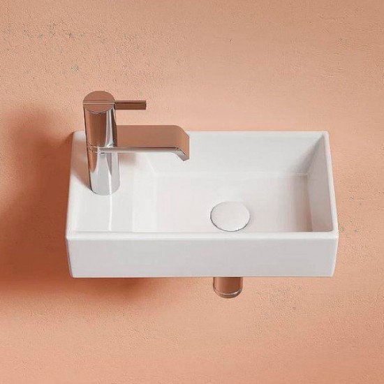 Раковина Ceramica Nova Element 40 см чаша справа белый глянцевый CN6051R Hanex