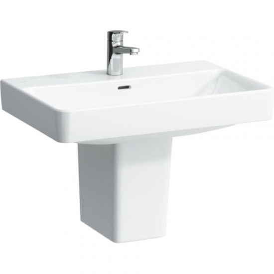 Раковина Laufen Pro S 70 см с отверстием для смесителя с отверстием перелива 8.1096.7.000.104.1 Hanex