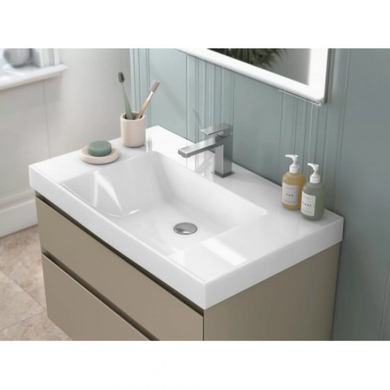 Раковина Kerama Marazzi Cubo 80 см с крепежом CU.wb.80 Hanex