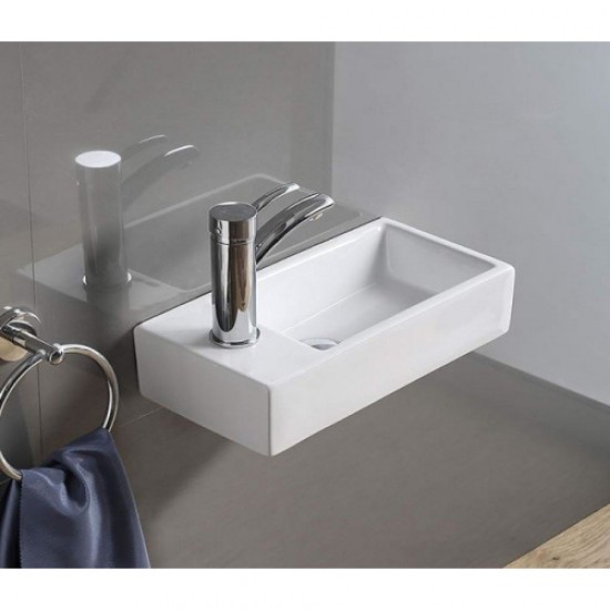 Раковина Ceramalux N 41 см правая 9048DR Hanex