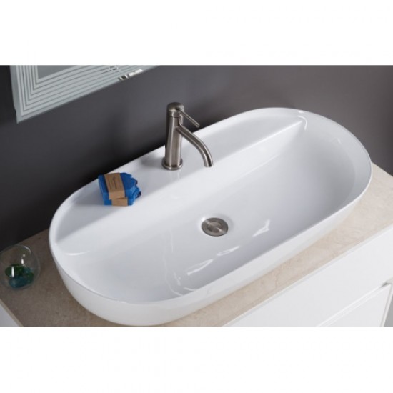 Раковина BelBagno 81 см белая BB1347 Hanex