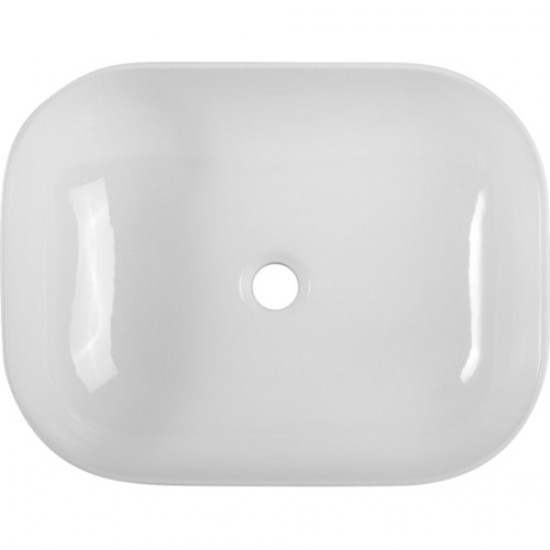 Раковина BelBagno 50 см накладная белая глянцевая BB1302 Hanex