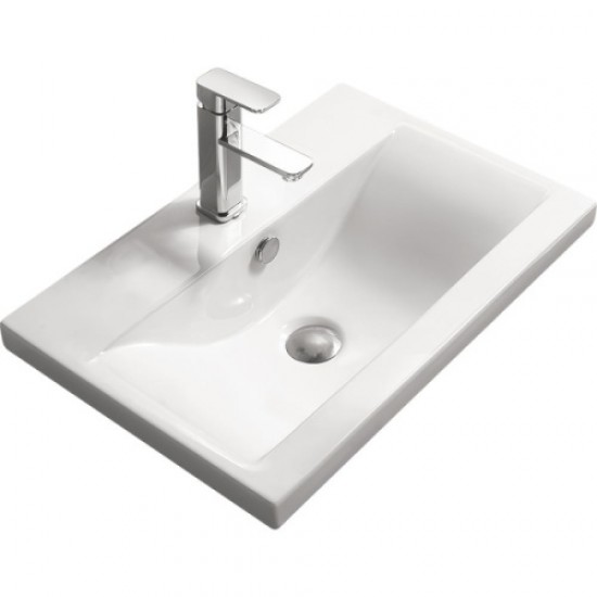 Раковина SantiLine 50 см встраиваемая сверху SL-2101 Hanex