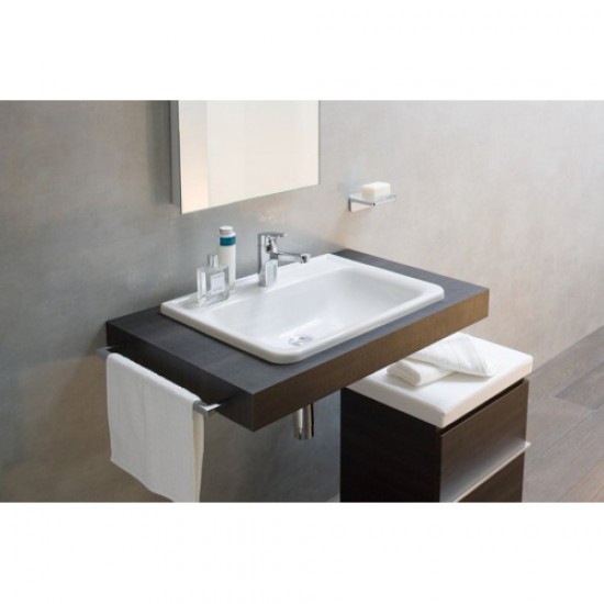 Раковина Laufen Pro 56 см встраиваемая, с 1 отверстием для смесителя 8.1396.1.000.104.1 Hanex