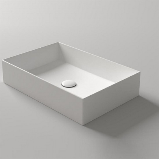 Раковина Simas Agile 60 см без отверстий под смеситель, белая AG60 bi Hanex