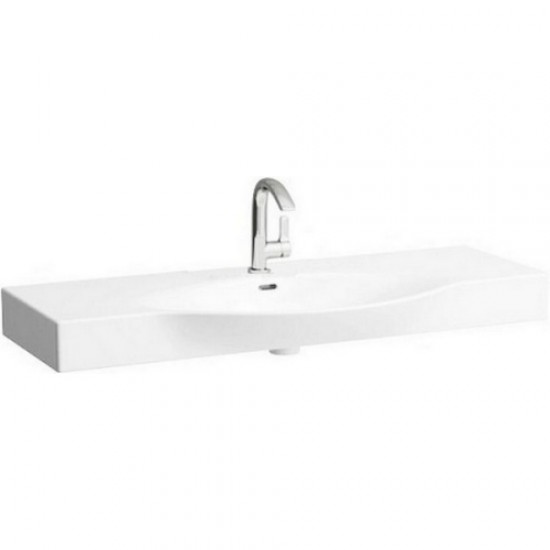 Раковина Laufen Palace 120 см без полотенцедержателя, с 1 отверстием для смесителя 8.1170.4.000.104.R Hanex