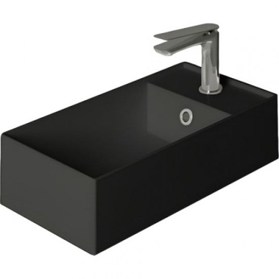 Раковина Simas Agile 50 см подвесная, черный матовый AG50 nero matt*1 Hanex