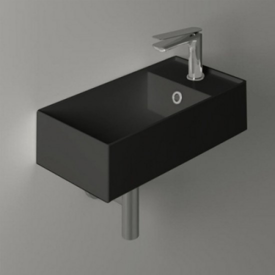 Раковина Simas Agile 50 см подвесная, черный матовый AG50 nero matt*1 Hanex