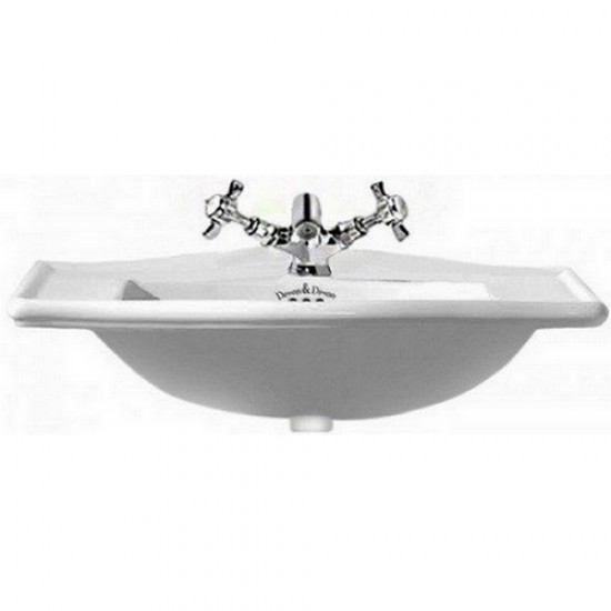 Раковина Devon & Devon Westminster IBLI(1)F 70 см c 1 отверстием под смеситель Hanex