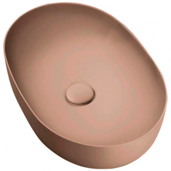 Раковина Kerasan Nolita 60 см накладная, коричневый орех 534381 Hanex