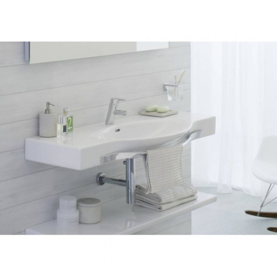 Раковина Laufen Palace 120 см с полотенцедержателем, с 1 отверстием для смесителя 8.1270.4.000.104.1 Hanex