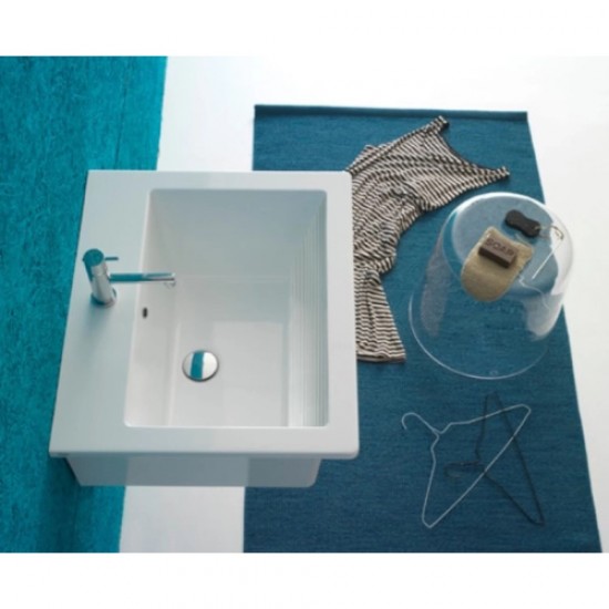 Раковина постирочная Globo Forty3 FO063 FO063.BI Hanex