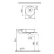 Раковина накладная VitrA Geo  4421B003-0016 Hanex