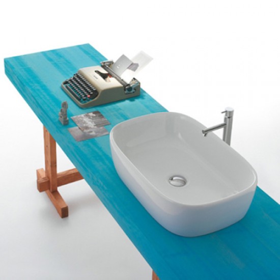 Раковина накладная Globo Genesis GE045 GE045.BI Hanex