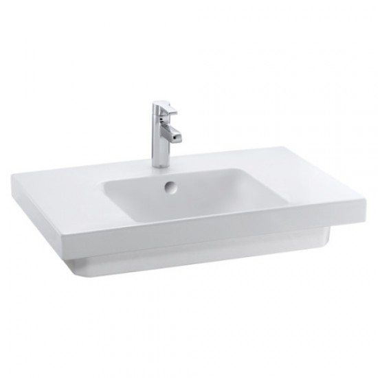 Раковина Jacob Delafon Odeon Up 80 см подвесная, с отверстием для смесителя E4796-00 Hanex