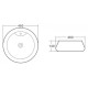Раковина BelBagno 46 см керамическая круглая BB1398 Hanex