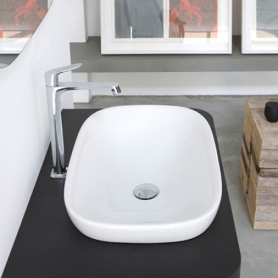 Раковина полувстраиваемая Globo Genesis GE051 GE042.BI Hanex