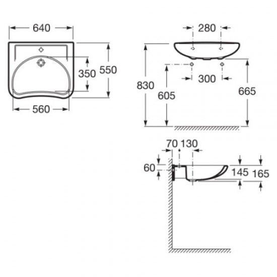 Раковина Roca Access 327230 327230000 Hanex