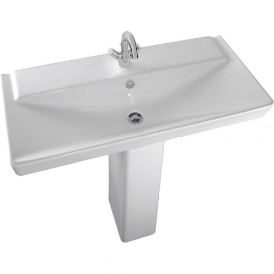 Раковина Jacob Delafon Reve 100 см с переливом E4801-00 Hanex